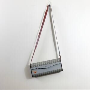 LUVIT Wooden Bird/Heart Gray Cross Body Purse